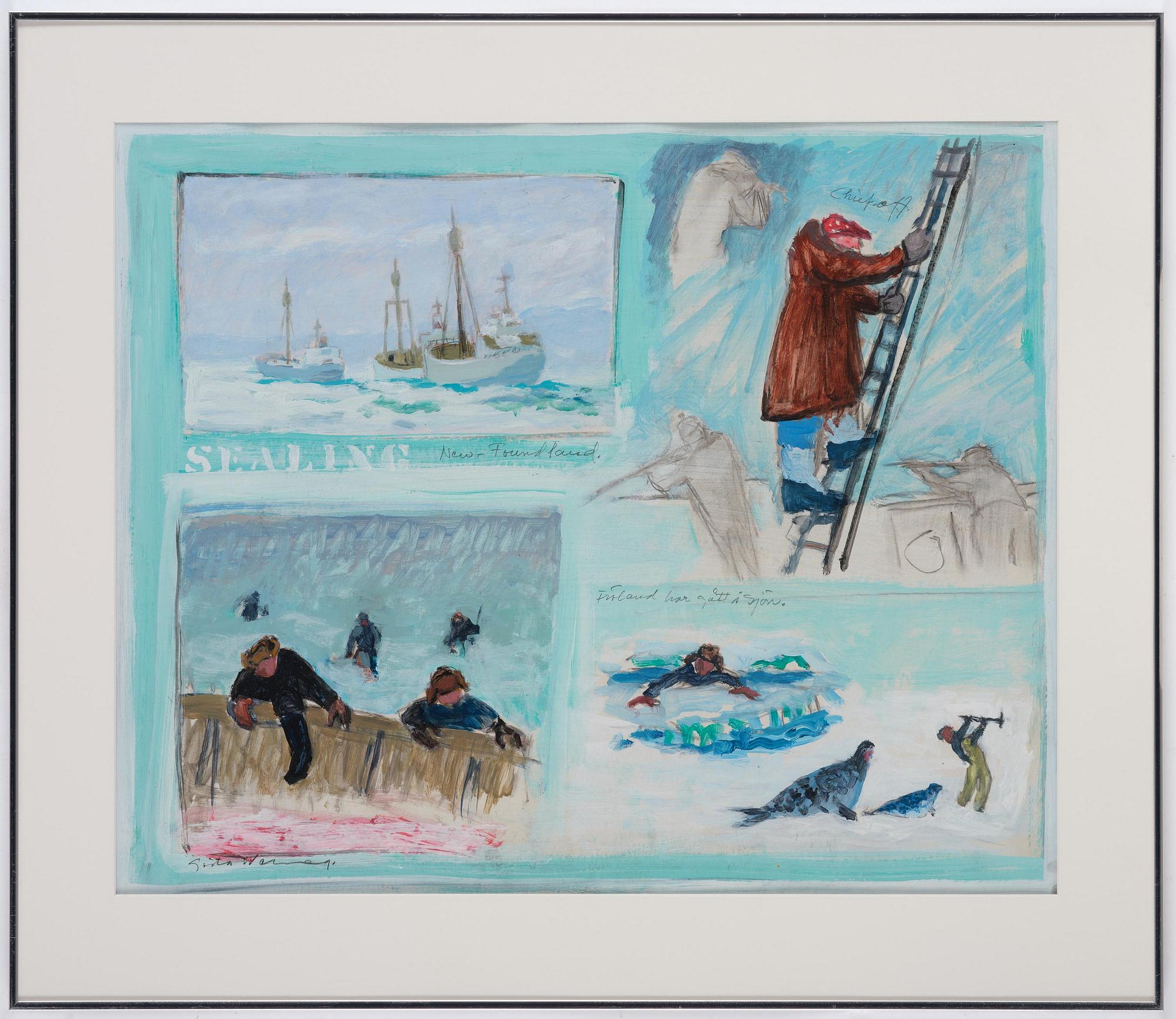 Gösta Werner, "Sälfångst".