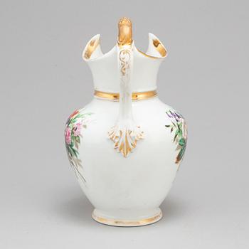 A circa 1900 porcelain pitcher, Bing & Grøndahl, Denmark.