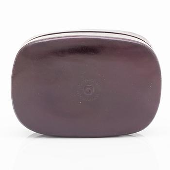 Ole Lynggaard, necklace faceted onyxbeads and clasp 18K gold, dustbag and original case.