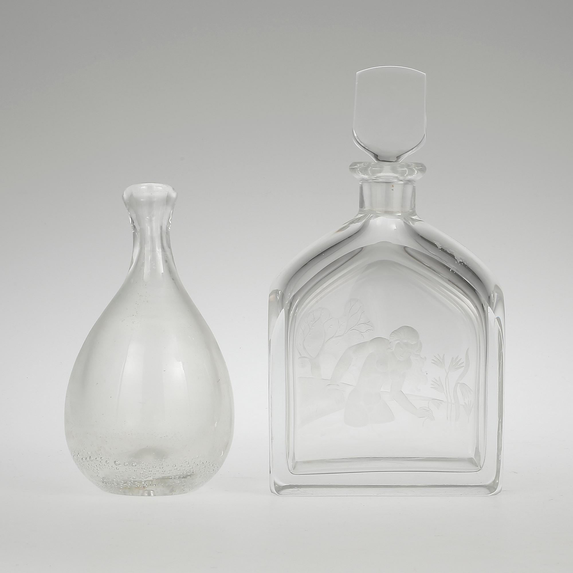 KARAFF samt VAS, glas, Nils Landberg & Kaj Franck.