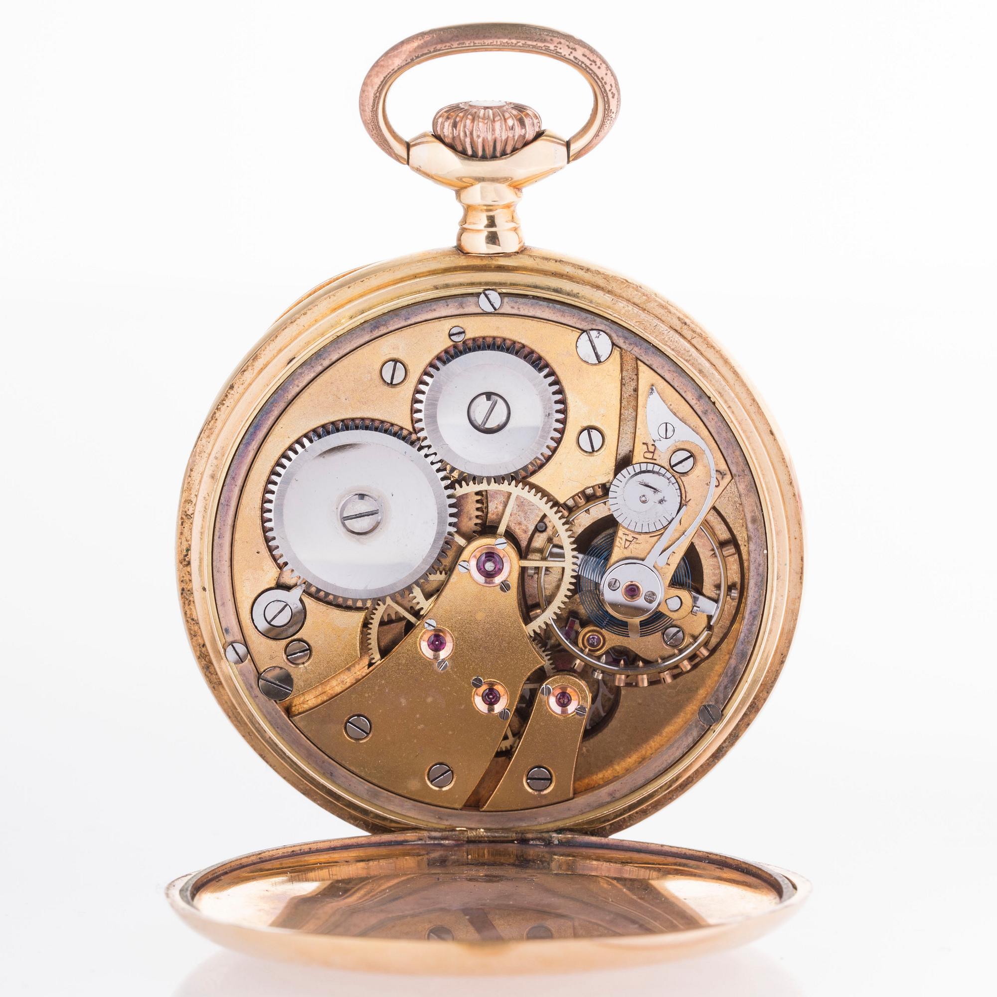 FICKUR, 18K guld, Schweiz, 1920-tal.