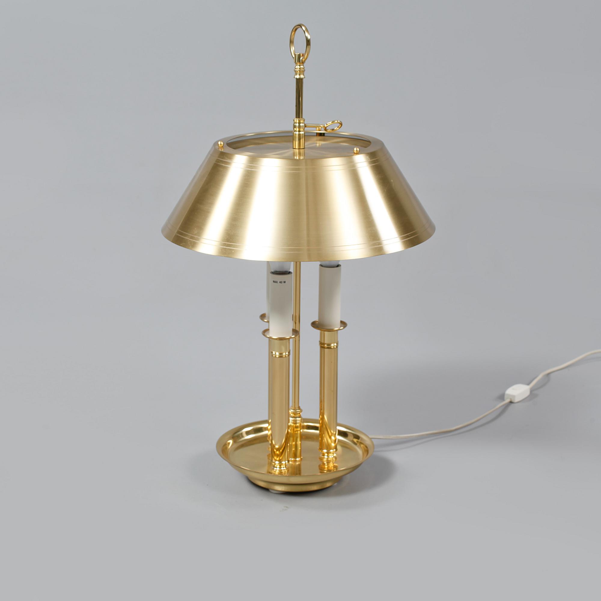 BORDSLAMPA, bouilottemodell, ÖIA, 1900-talets andra hälft.