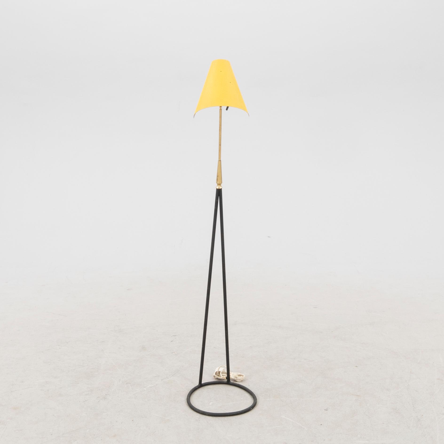 A 1950s Faleknbergs belysning floor lamp.