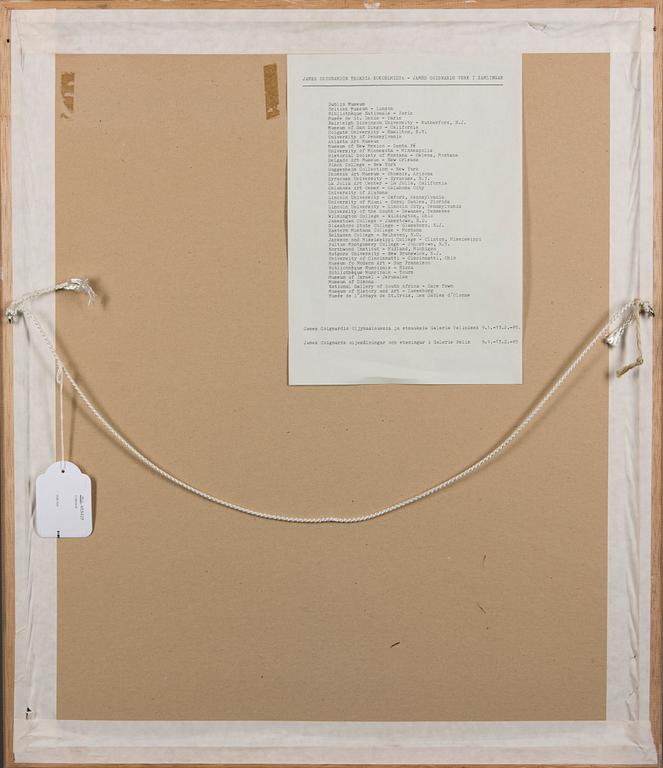 JAMES COIGNARD, etsning och carborundum med kollage, signerad och numrerad 12/90.