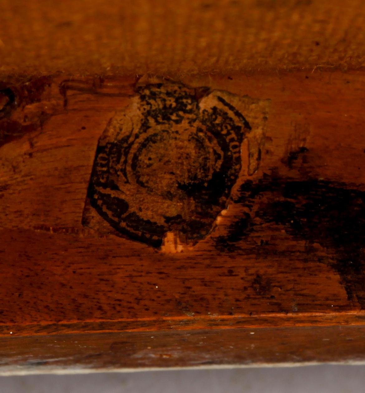 STOLAR, 1 par, sengustavianska, omkring år 1800, signerade ES, Ephraim Ståhl, (mästare i Stockholm 1794-1820).