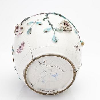 Faience potpourri vase, Marieberg, 18th century.
