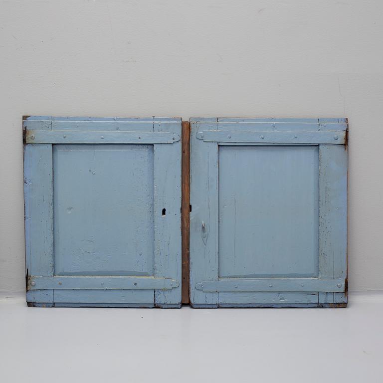 A set of Swedish doors to a cupboard. First half of the 19th century.