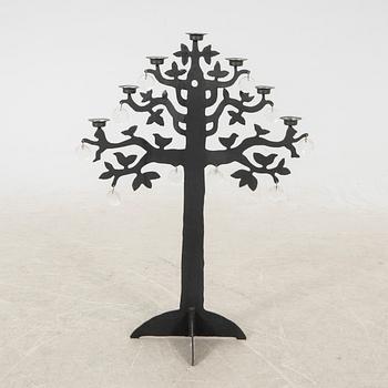 Bertil Vallien, floor candelabra Boda Smide late 20th century.