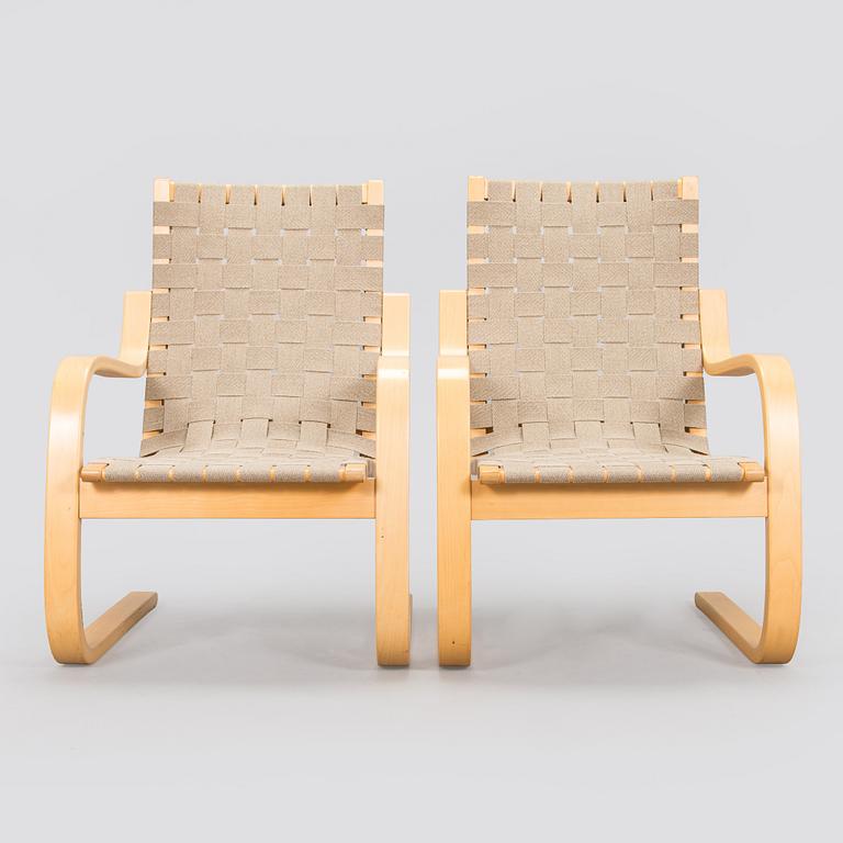 Alvar Aalto, nojatuolipari malli 406 Artek 1970-luku.