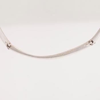 Zoltan Popovits, a sterling silver 'Arcturus' necklace for Lapponia, 1989.