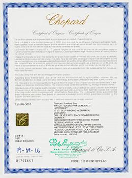 CHOPARD, "Grand Prix de Monaco Historique", Chronometer, wristwatch, 44,5 mm.