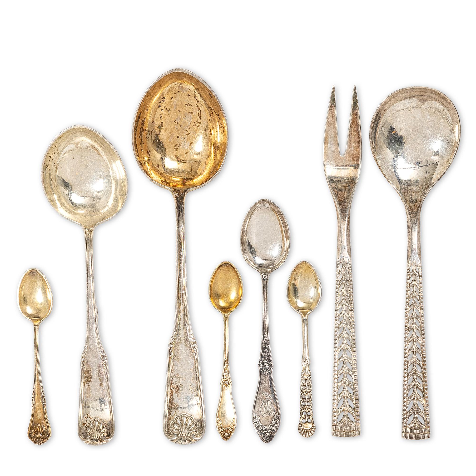 Bestick, 39 st, silver, Norge.