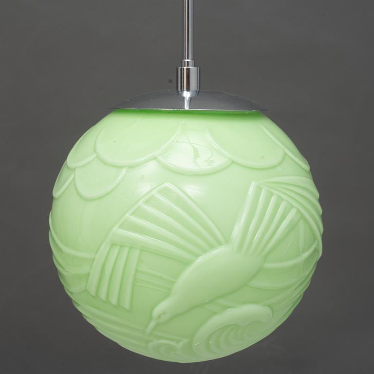 A Swedish Modern ceiling lamp, 1930s-40s.