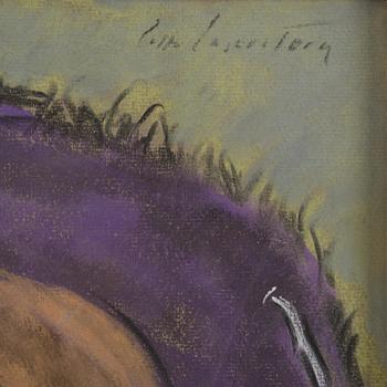 Lotte Laserstein, Girl with a purple hat.