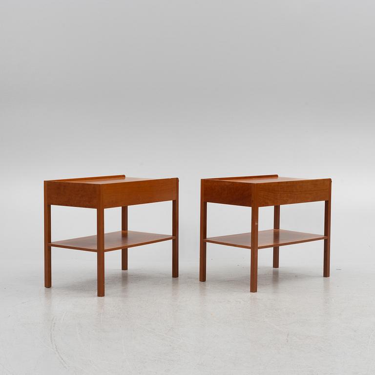 Josef Frank, a pair of model B 914 bedside tables, Svenskt Tenn, post 1985.