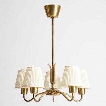 An ASEA ceiling lamp, Swedish Modern, 1940s.