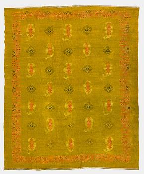 Greta Skogster-Lehtinen, a 1920s rya rug' for Aaltosen Mattokutomo Kiikka Finland. Circa 390 x 320 cm.