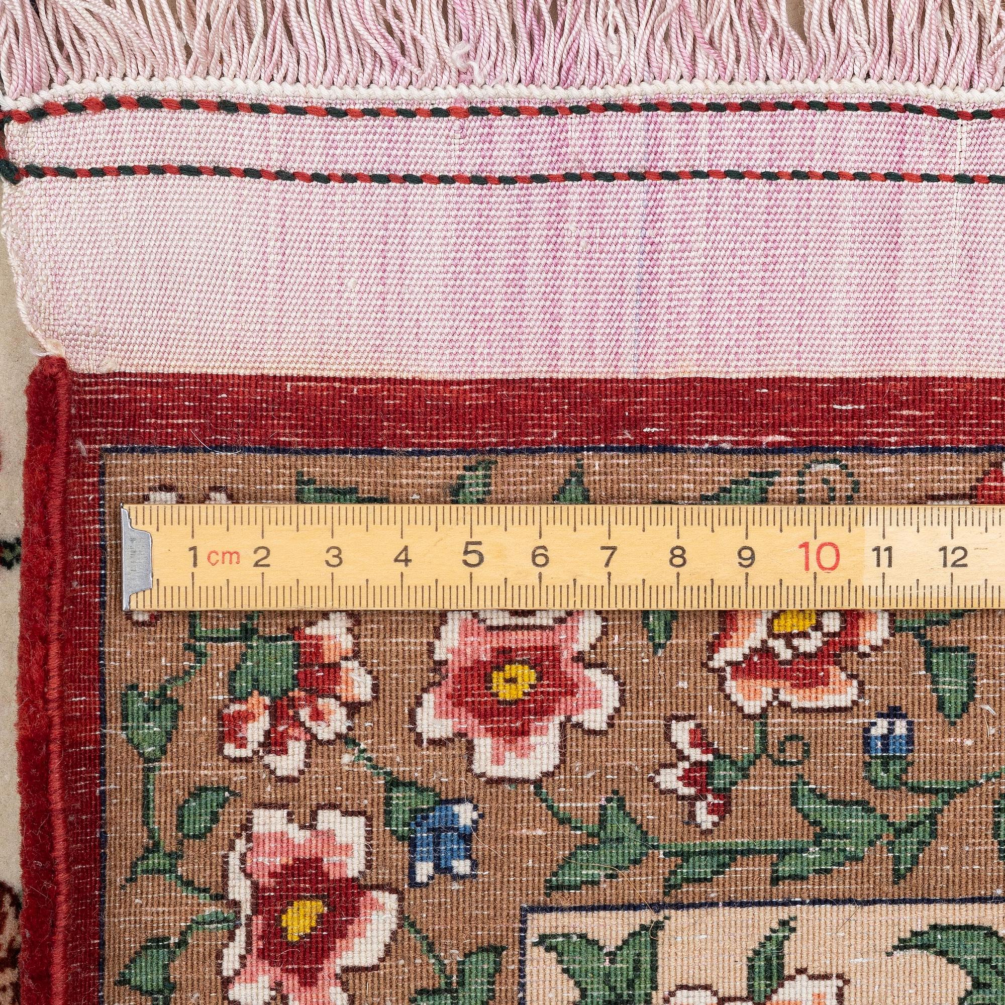 A, 'Golo Bolbol' rug, Isfahan, signed (Mahmoud and Mohammad Reza) Seirafian, c. 230 x 147 cm.