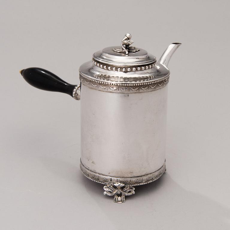 KAFFEKANNA, av Anders Brandt, Norrköping 1788. Gustaviansk.