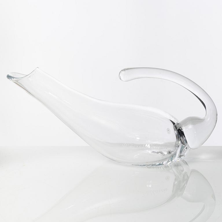 Reijmyre Glasbruk, mattallrikar 7 st, samt karaff, för Operakällaren.