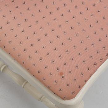 A Rococo style dining table and twelve chairs, KA Roos, Helsingborg, modern production.