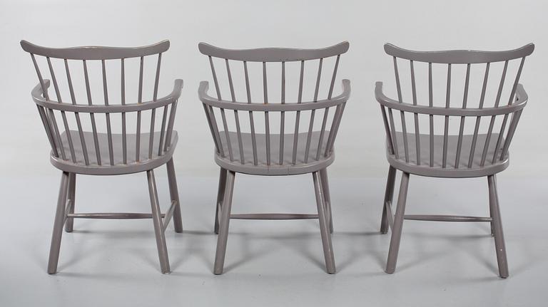 KARMSTOLAR, 3 st, 1900-talets andra hälft.