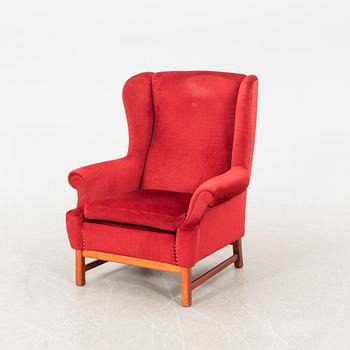 Ragnar Helsén, fåtölj, "Oxford", modell 3543, Firma Svenskt Tenn/Stjernmöbler.