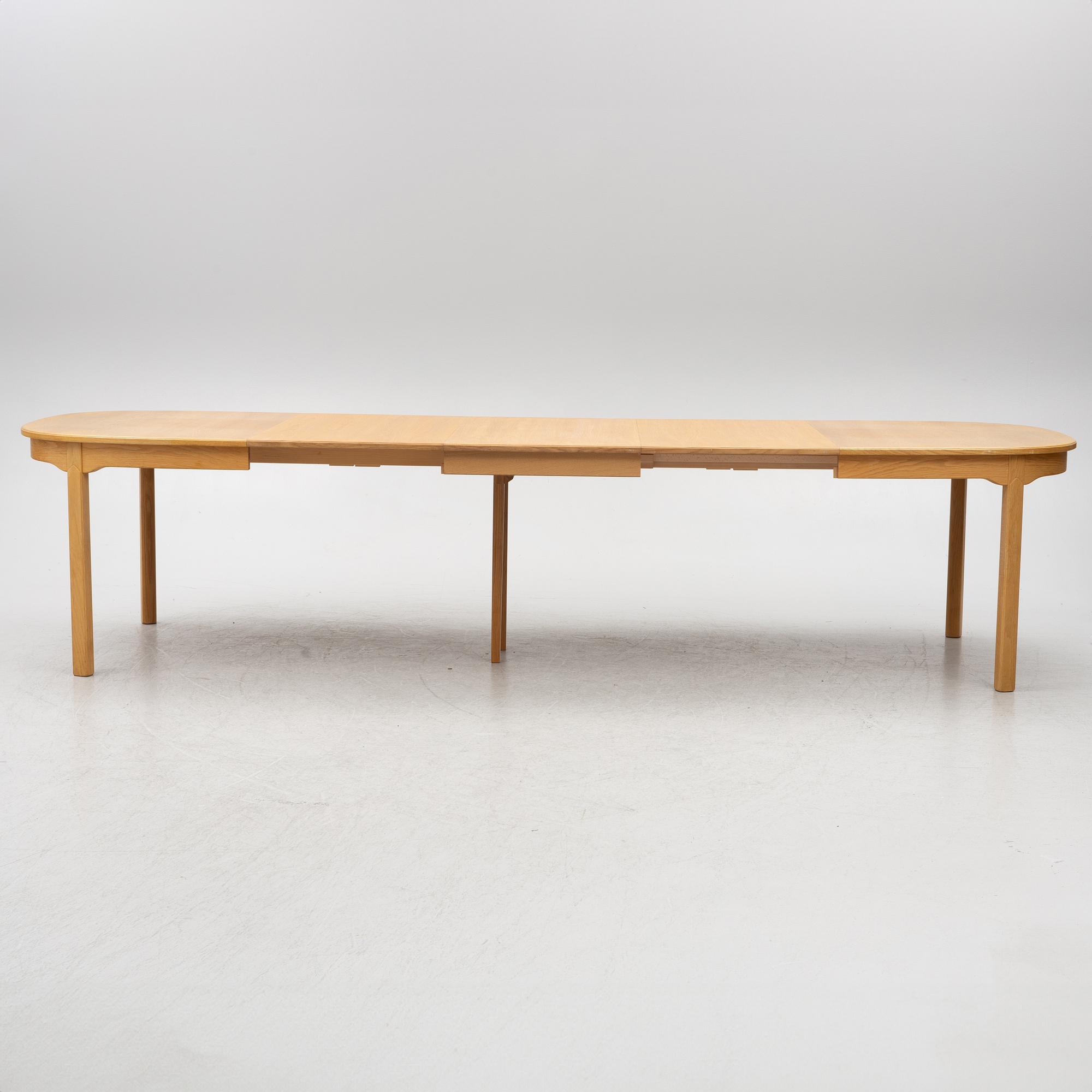 Carl Malmsten, Dining group of a table and four chairs, "Ambassador", Bodafors.