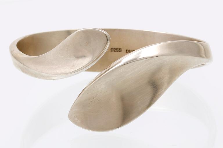 Hans Hansen armring, sterlingsilver, Georg Jensen, Danmark.