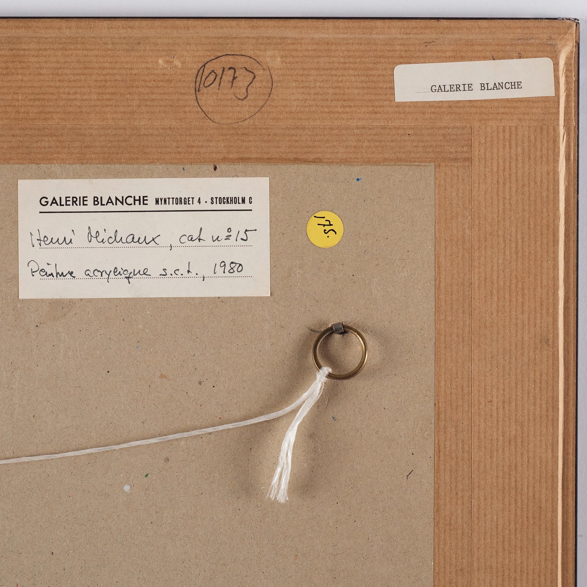 Henri Michaux, Utan titel.