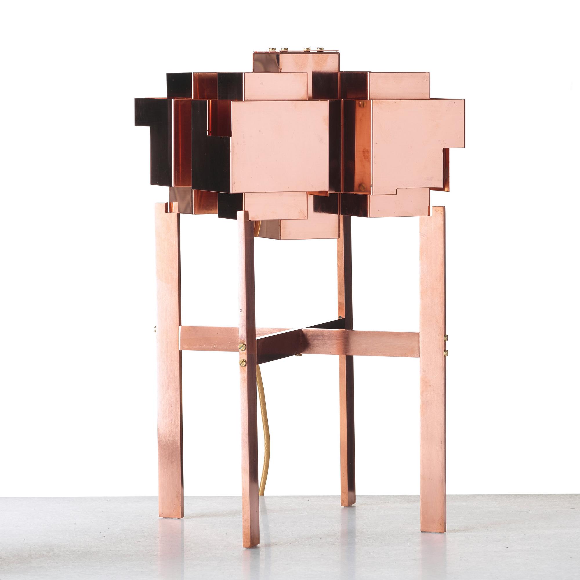 Folkform, "Suburban Skyline", bordslampa, Studio Folkform Edition 2015.