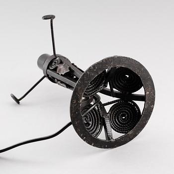 BORDSLAMPA, smide, art déco, 1900-talets första hälft.