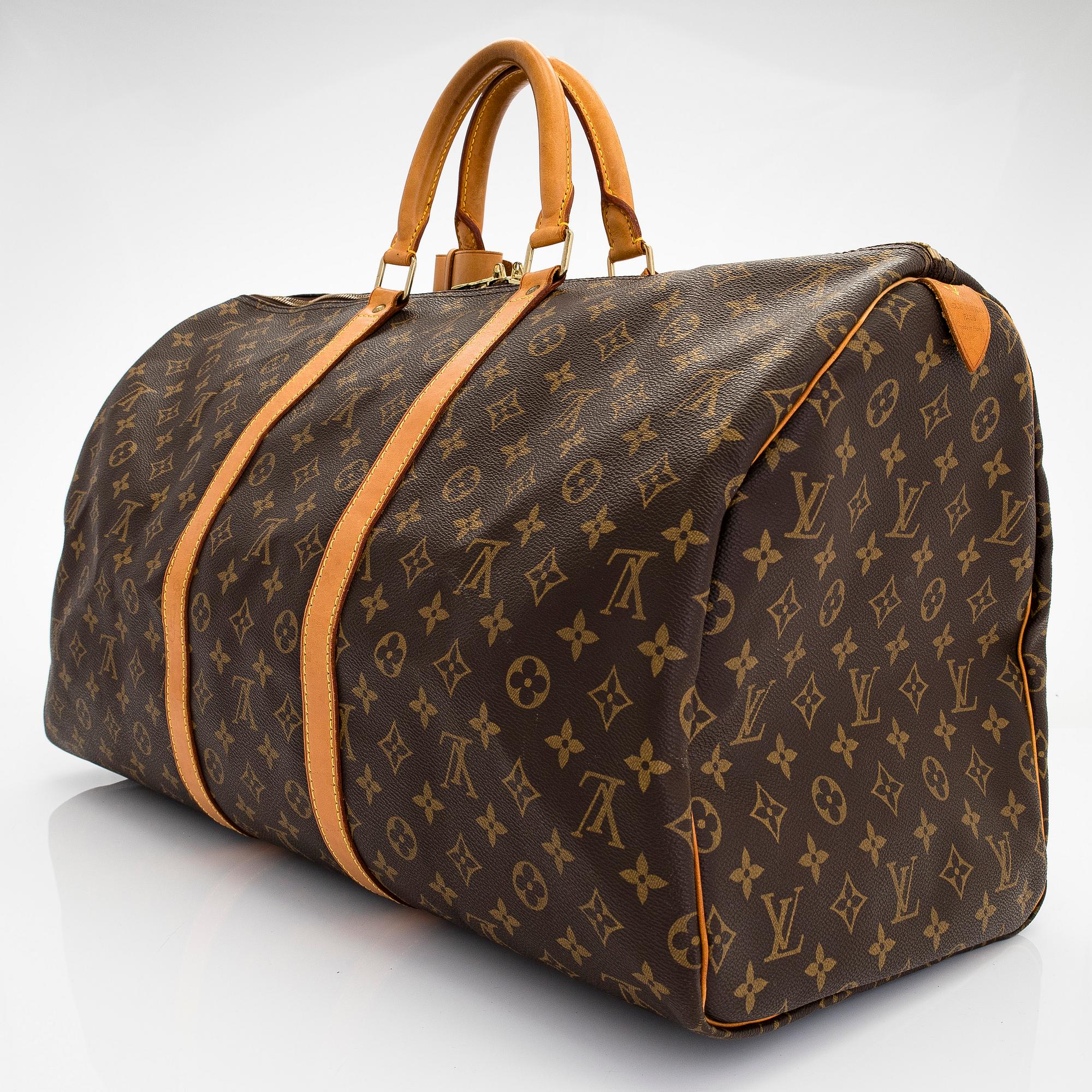 Louis Vuitton, a Monogram Canvas 'Keepall 55' bag.