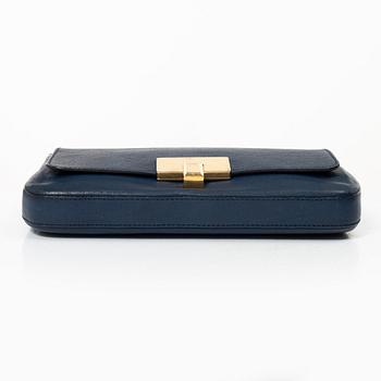 Chloé, a blue leather bag.