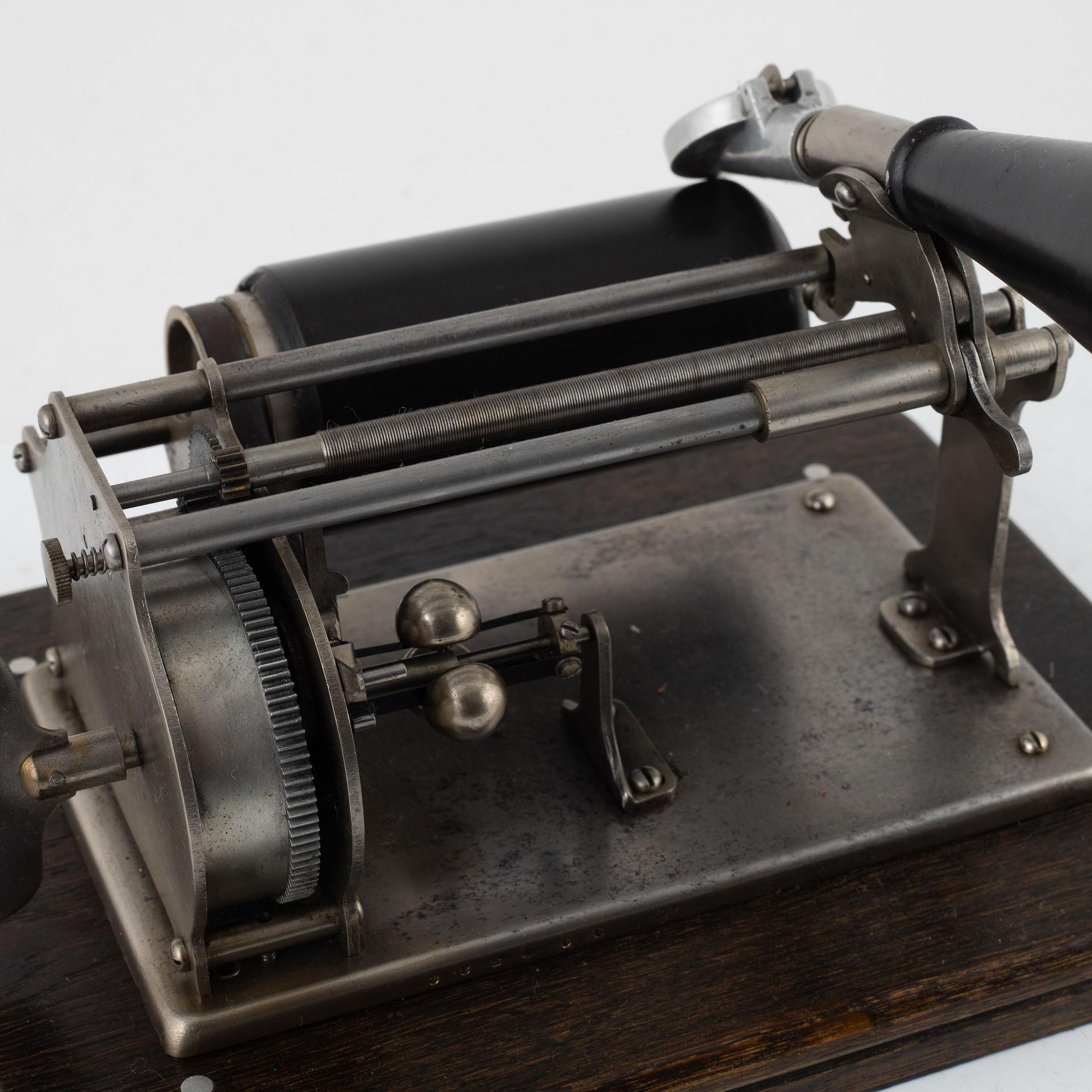 Fonograf, American Gramophone Company, omkring 1900.