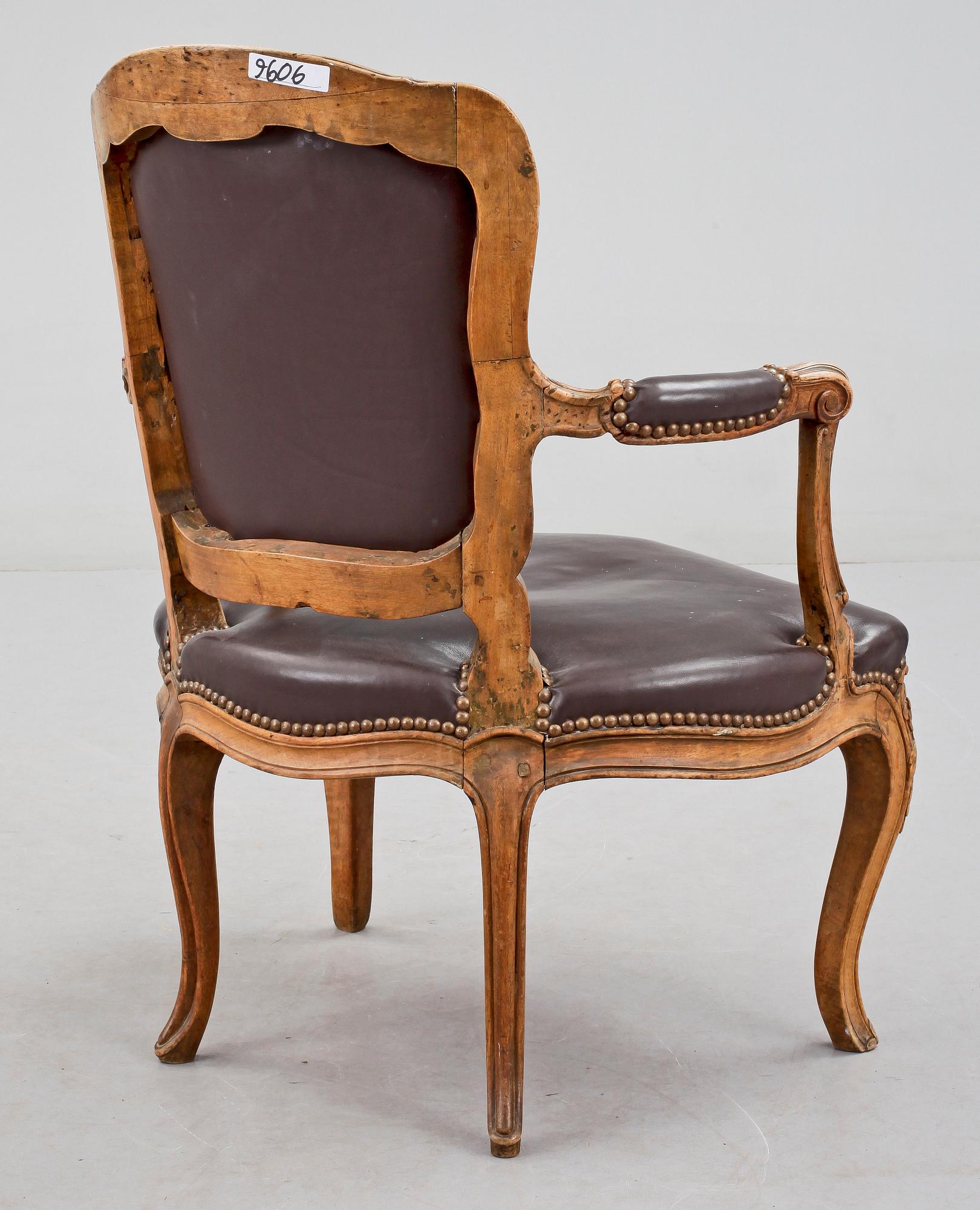 KARMSTOL, Louis XV, 1700-tal.