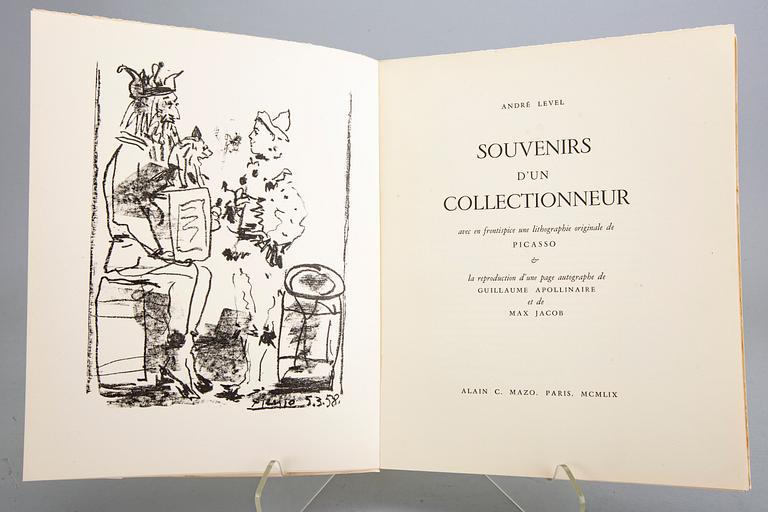 BOK, "Souvenirs D´un Collectionneur",  Andre Level. Alain C. Mazo. Paris 1959.