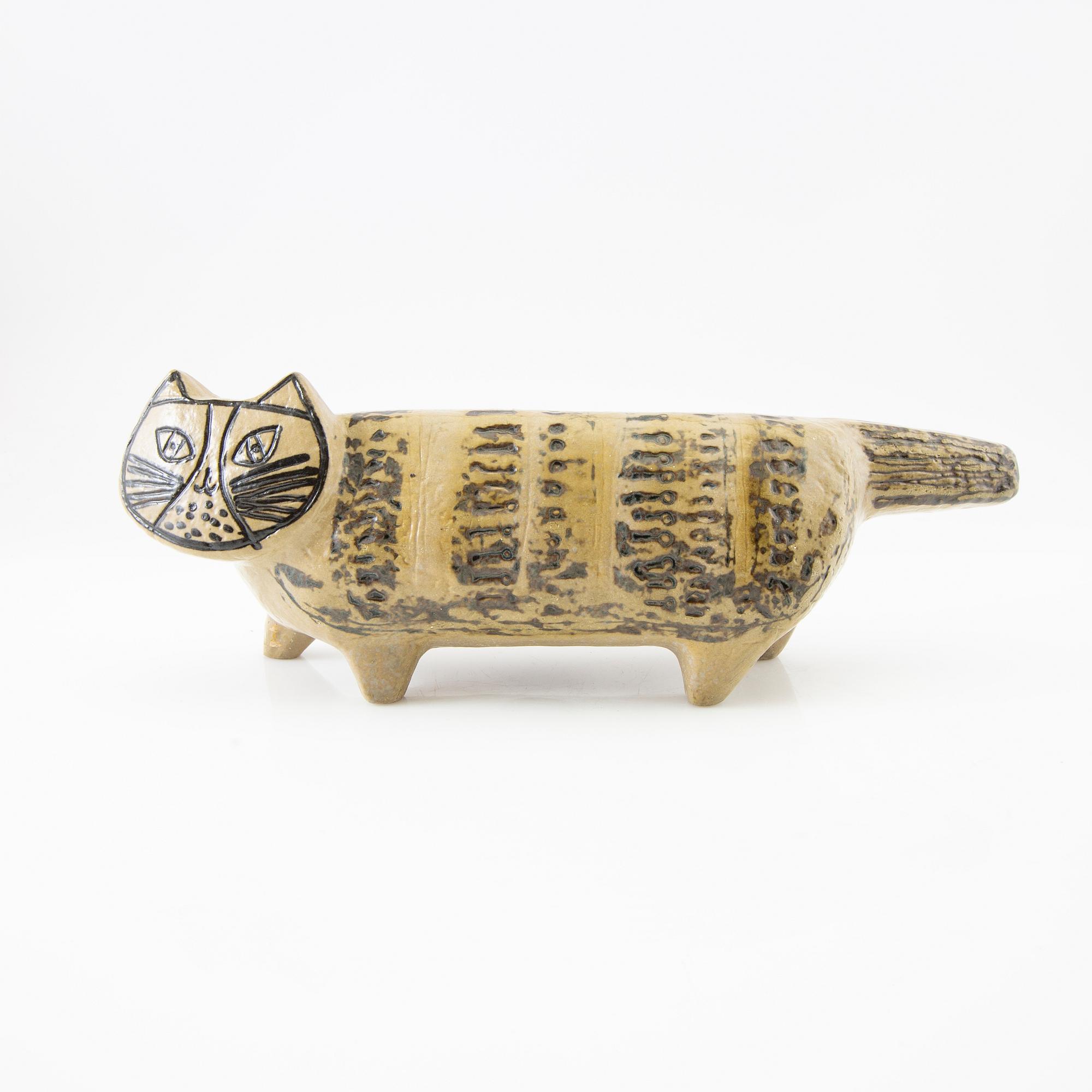 Lisa Larson, figurin, "Katt" ur serien Stora Zoo.