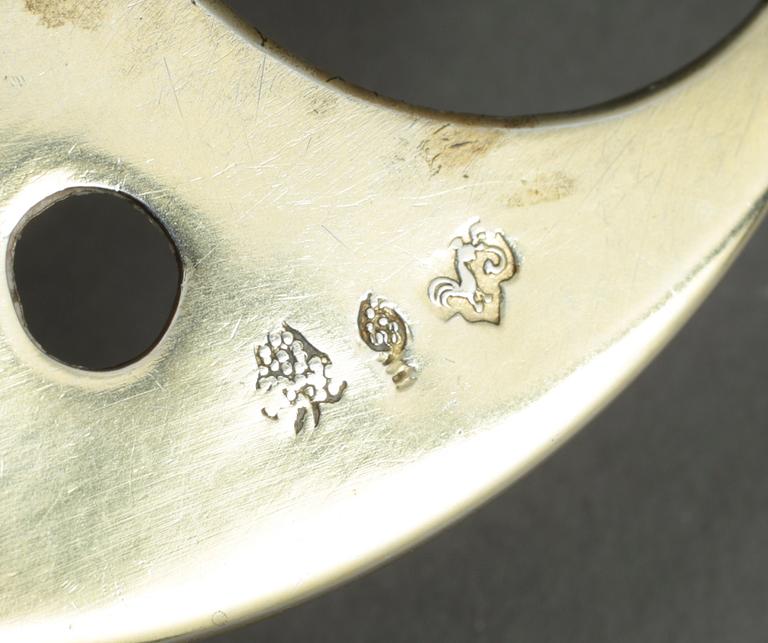 ÄGGVÄRMARE, silver, Augsburg, Tyskland, 1800-tal. 558 gram.