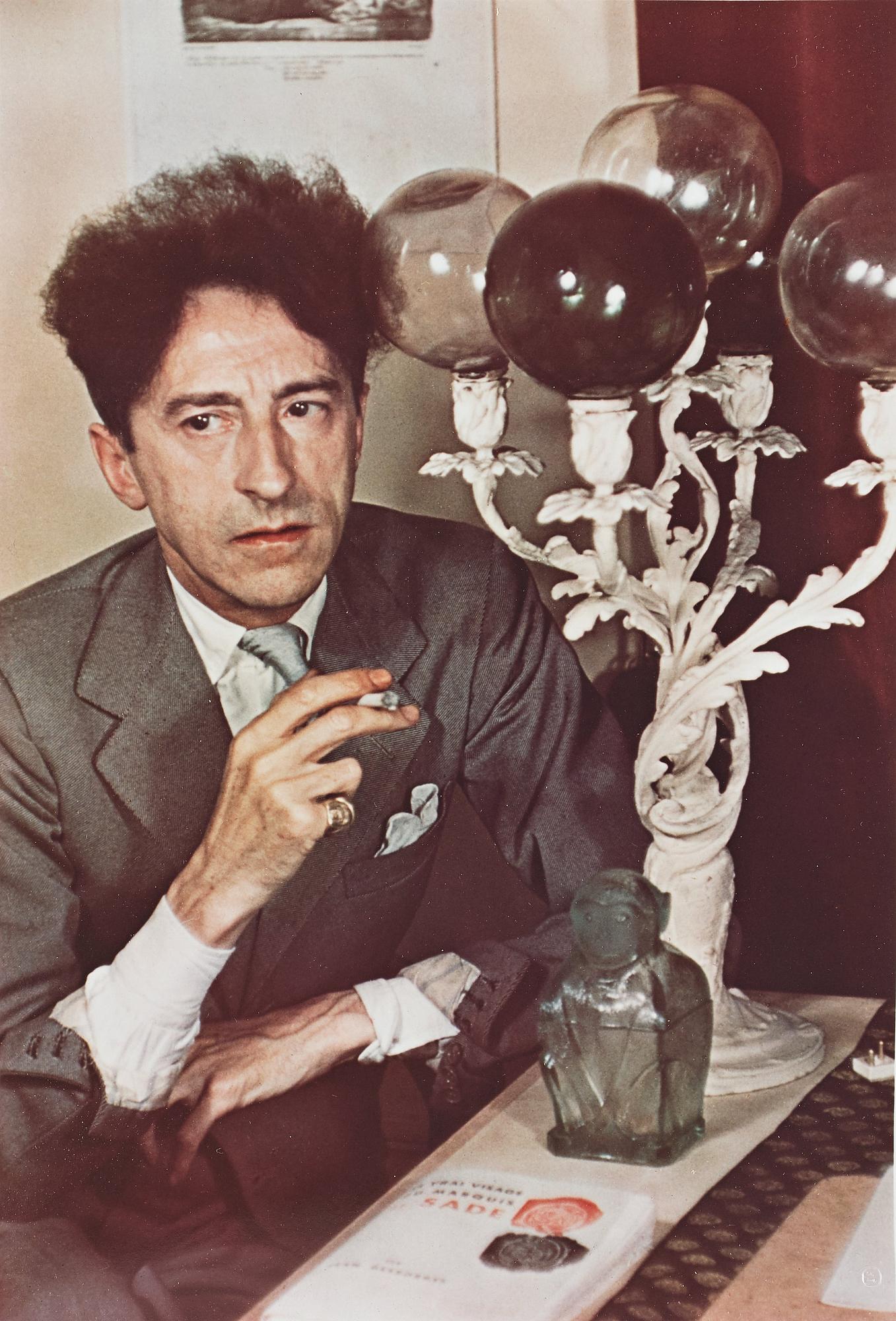Gisèle Freund, "Jean Cocteau, Paris, 1939".