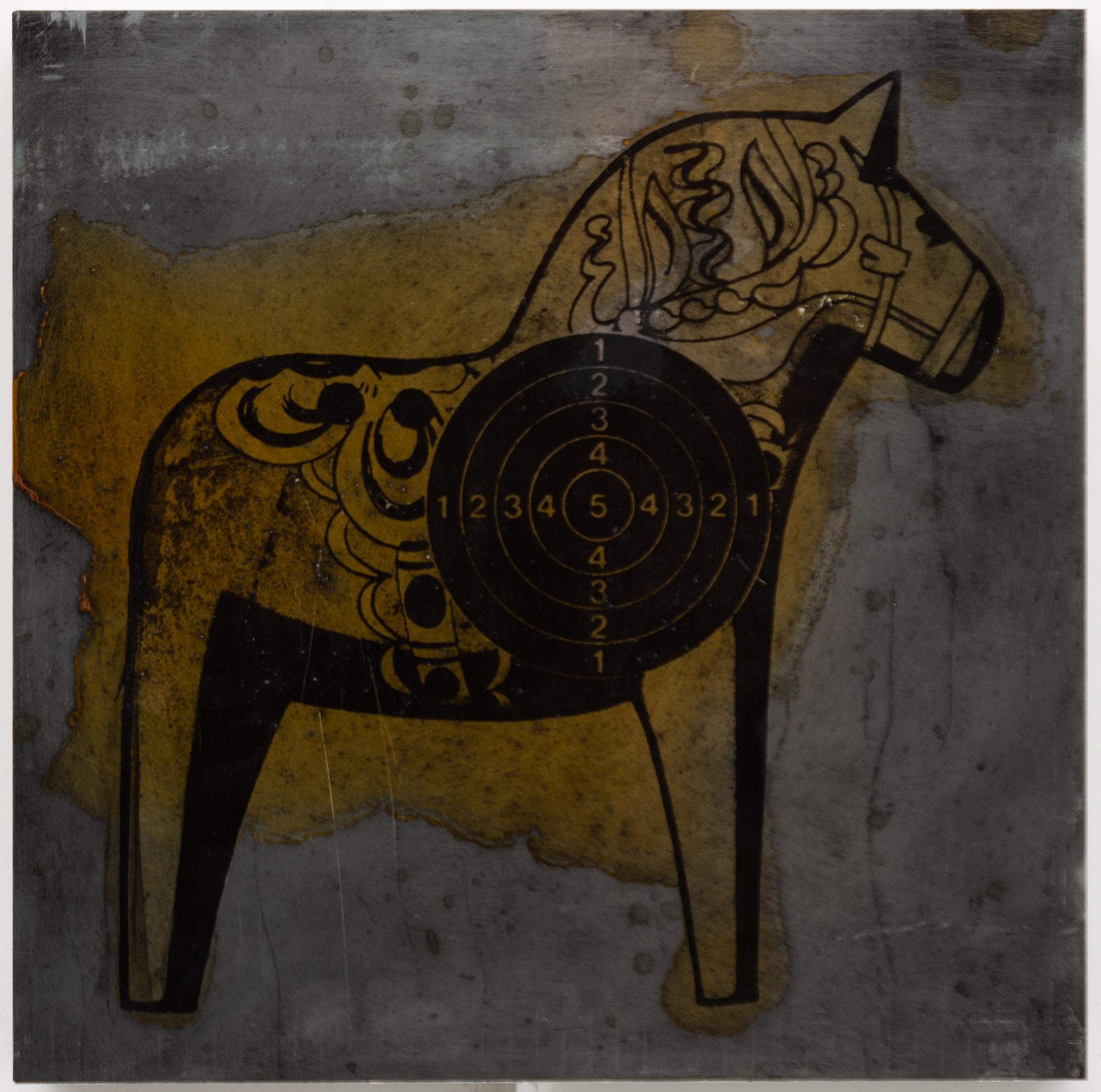 Peter Johansson, "The final solution to the problem of sculpture", polyptyk, 16 delar.