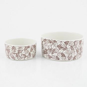 Stig Lindberg, a 31-piece "Rosenfält' flintware service, Gustavsberg.