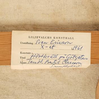 Sven X:et Erixson, "Höstkväll på Götgatan".