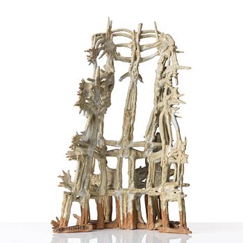Hertha Hillfon, skulptur, egen ateljé, ca 1960.