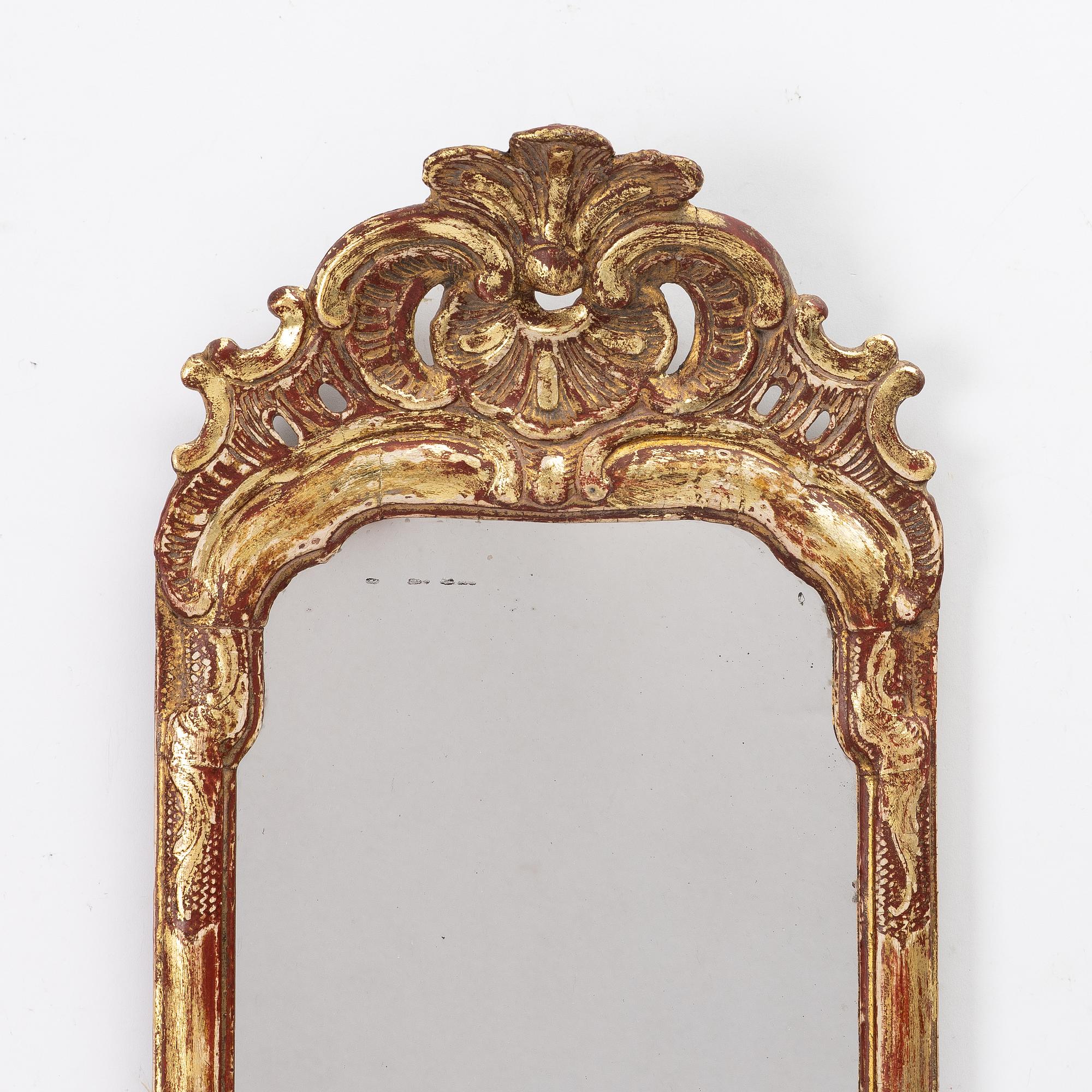 Spegel. rokoko, Sverige, 1700-talets andra hälft.