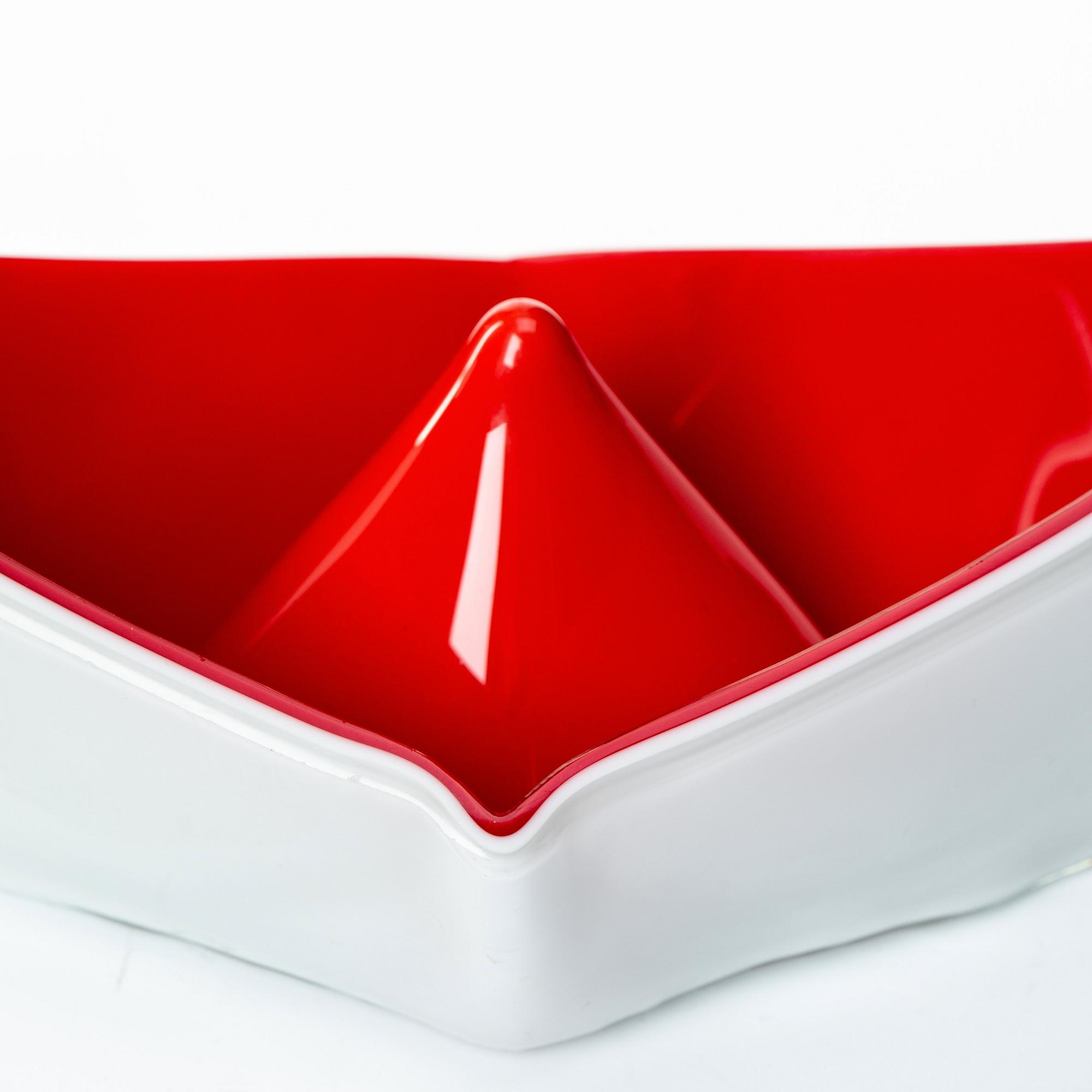 Gino Vistosi, a "Bicolori bowl", Vistosi, model S-196, Italy.