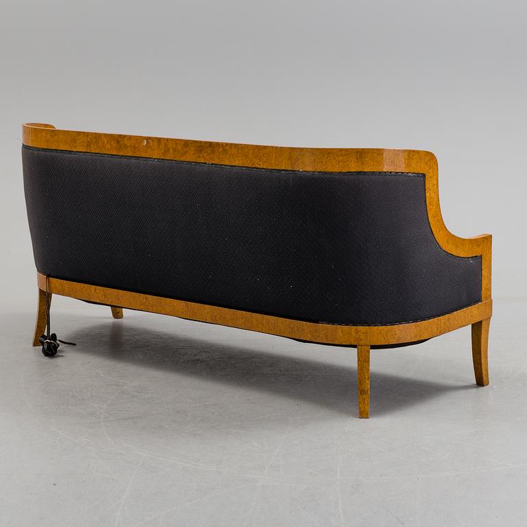 CARL BERGSTEN, sofa and two chairs, for M/S Kungsholm, 1928.