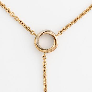 Cartier, collier, "Trinity", 18K guld flerfärgat guld.