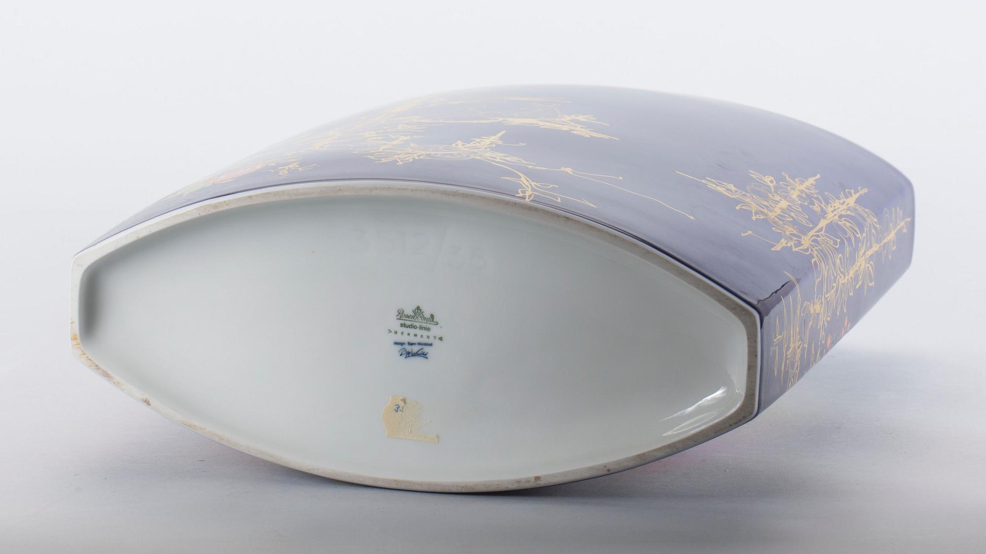 VAS, porslin, Björn Wiinblad, Rosenthal. Studio-Line.