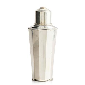 338. Johannes Siggaard, a silver cocktail shaker, Copenhagen, Denmark 1936.